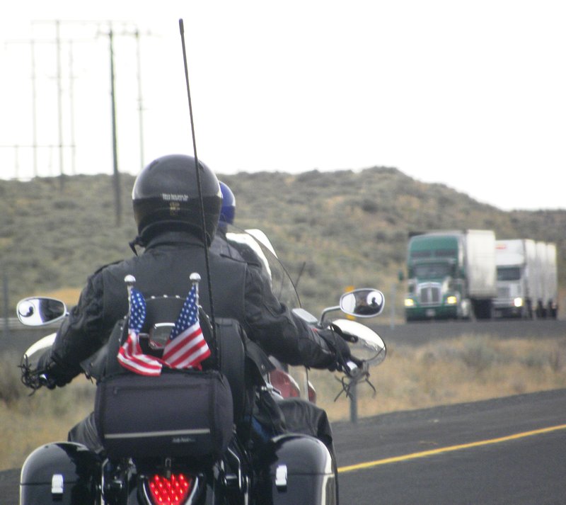 1 I-80 Oregon Motorcycle Flag
