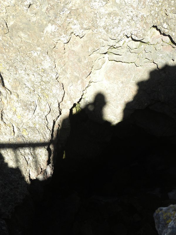 Craters of the Moon Cave Shadow Portrait