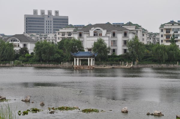 The lake near Jie's house