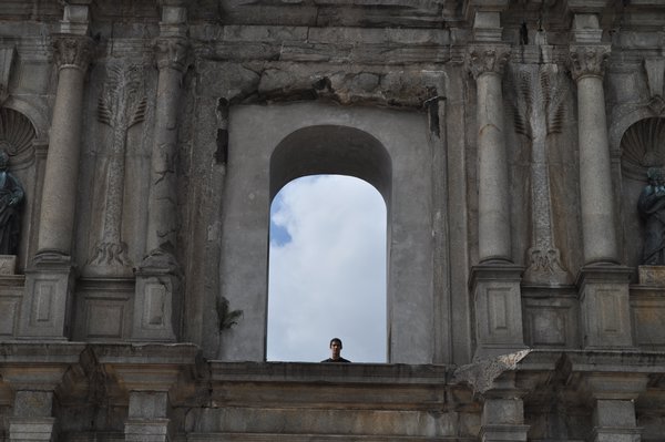 Me in the ruins