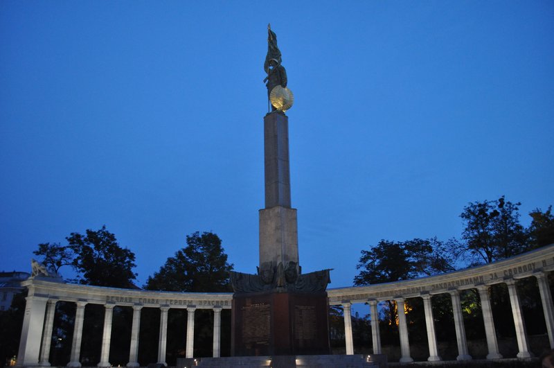 The monument to Russian soldiers