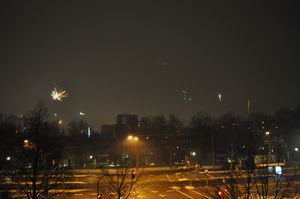 Fireworks outside my room