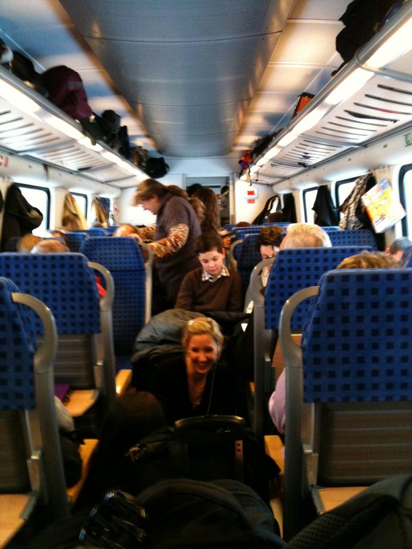 the full train to Dresden