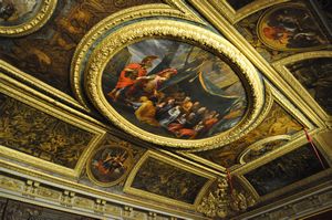 Gilded ceiling paintings