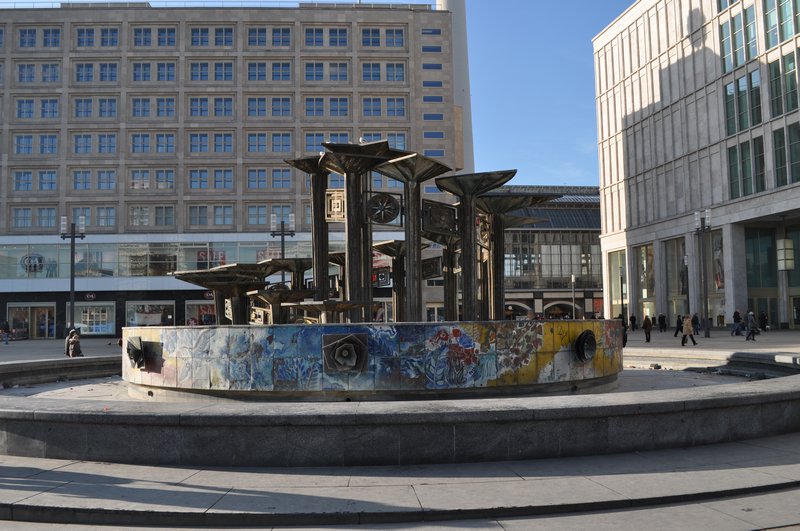fountain at Alexanderplatz