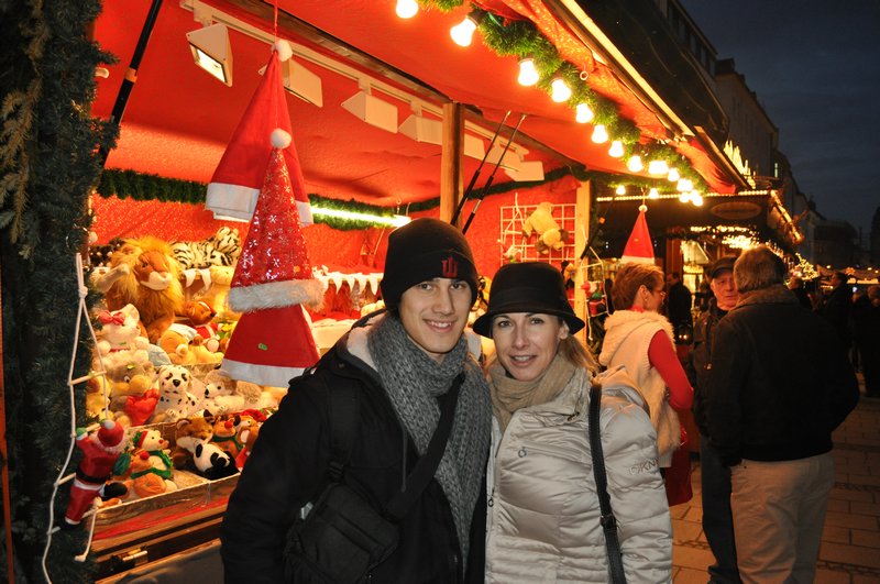 Christmas Market, me and my mom
