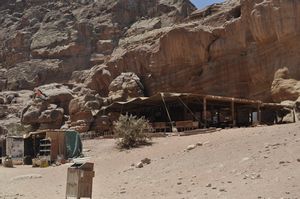 Bedouin sales tent in Petra