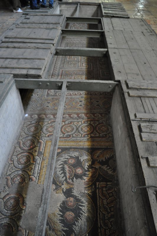 Mosaics in the church