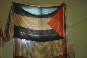 Palestinian Flag in Dheisheh Refugee Camp