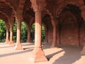 Colums in the red fort