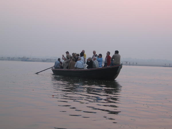 Tourists boat