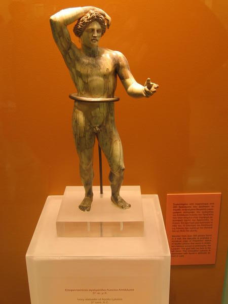 Little statue in the museum