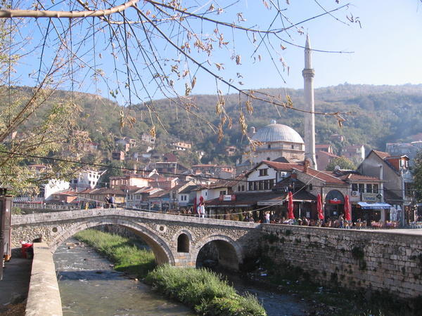 Prizen bridge and mosque
