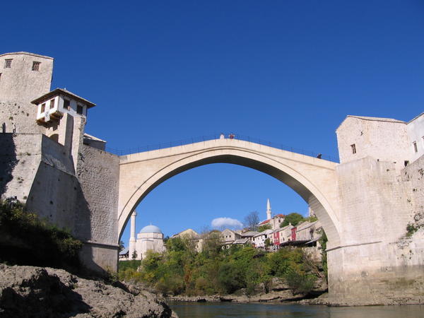 Mostar's famous bridge