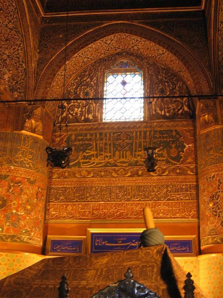 Inside Mevlana Mosque 2