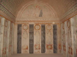 Interior of tomb