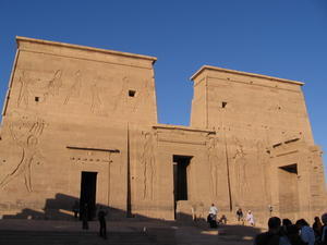 Philae's temple facade