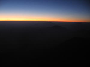 Mount Sinai just before sunrise