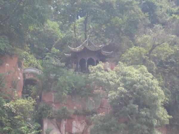 Temple on the side of the cliff