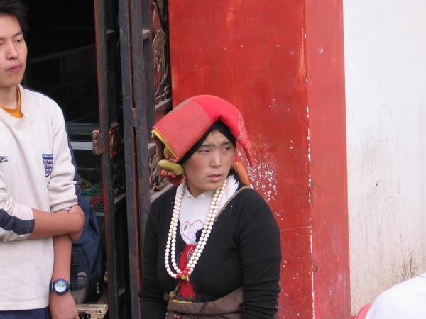 Woman in traditional clothes