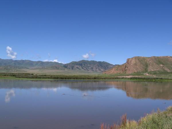 Lake in Sangke Grassland