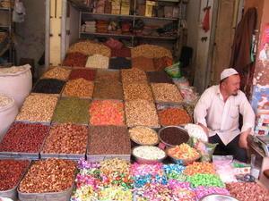 Nuts and candy stall
