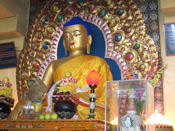 Big plastic buddha