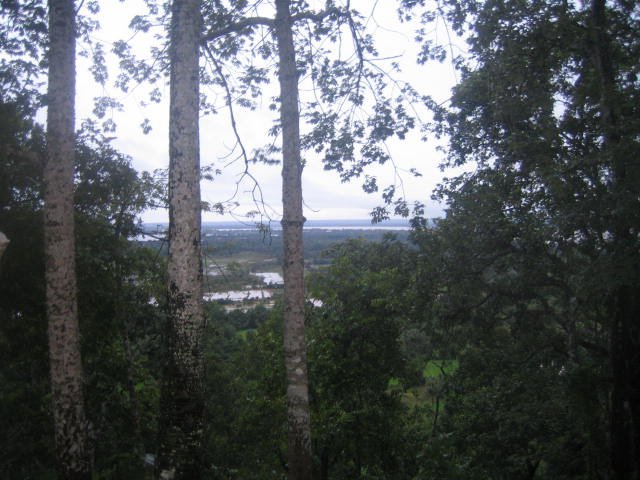 View from the hilltop temple