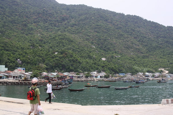 The fishing village and harbour