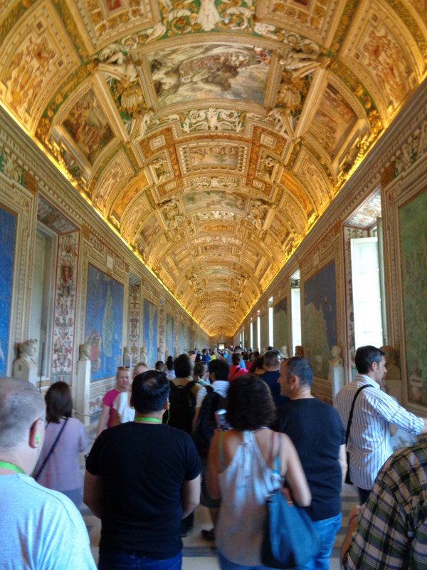 The path to the Sistine Chapel