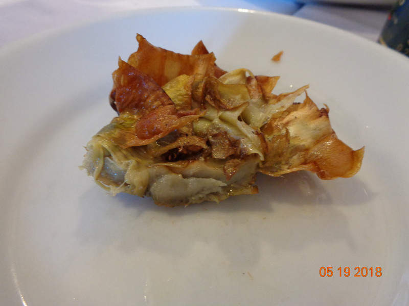 Fried artichoke
