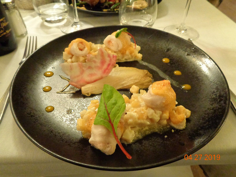 Crayfish Wrapped in Sole
