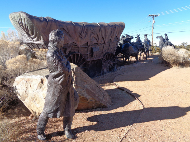 End of the Santa Fe Trail Sculpture