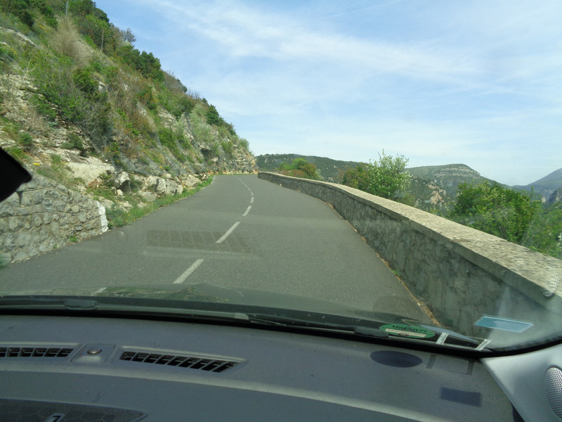 The road to Millau