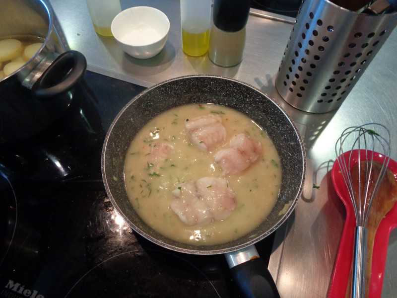 The Monkfish in Greensauce