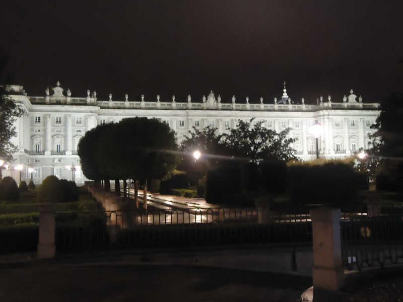 Royal Palace at night