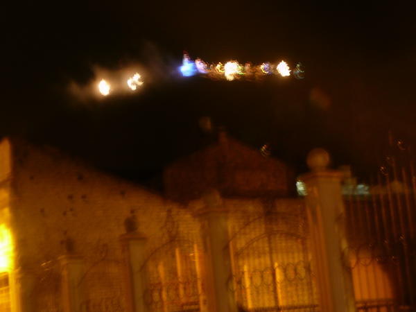 Bogota at night, all stars and blue castles in the sky