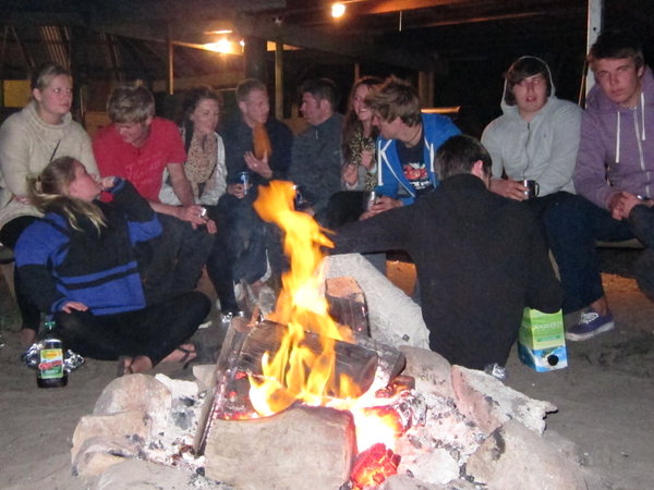 Group shot campfire!