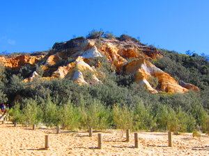 Sand cliffs