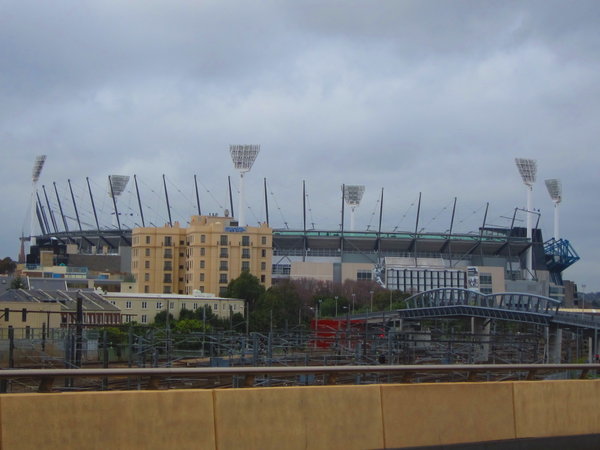 MCG in the distance!