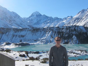Andy at the glacier