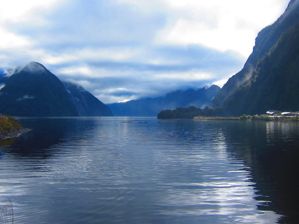 First sight of Milford Sound