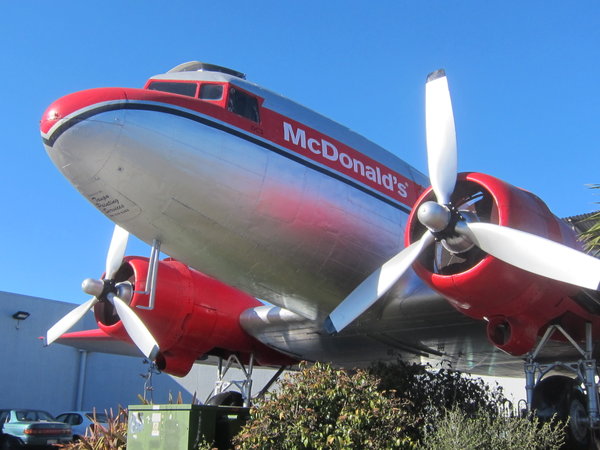 Ronald McDonalds plane!