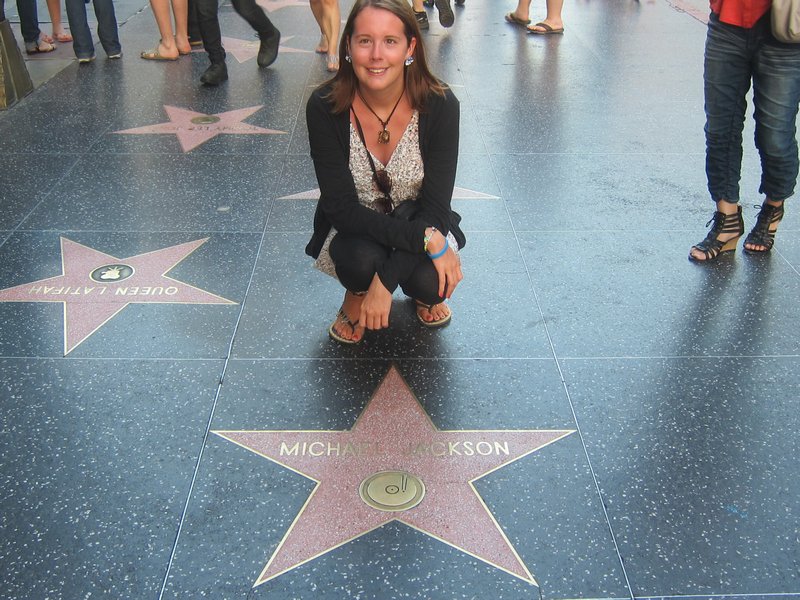 Me and Michael Jackson's star