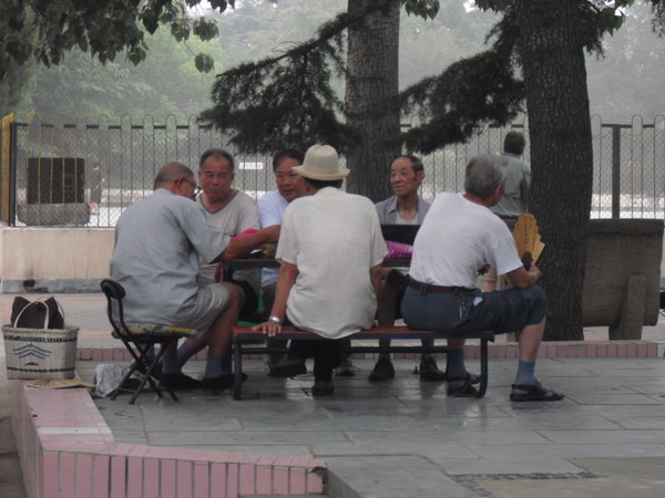 Old Men Playing 
