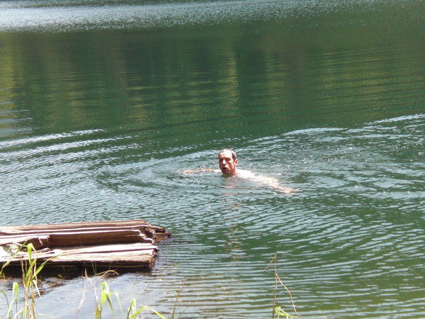 Maco in the lagoon