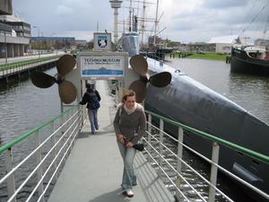 Danni at the U-Boot