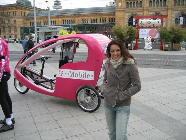 Danni and the Pink Taxi Bike