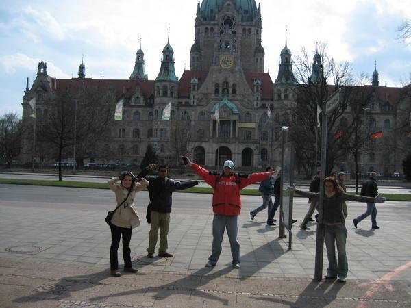 All of Us in Front of the Rathaus