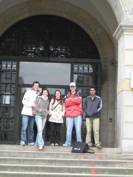Us in Front of the Rathaus
